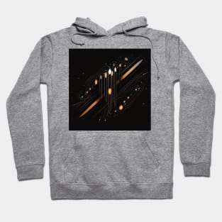 Minimalistic Geometric Illustration Hoodie